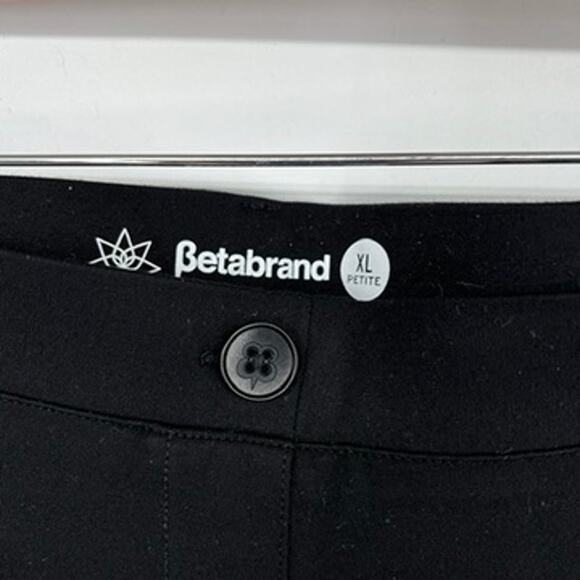 Betabrand Straight Leg Pants Women’s XL Petite Pull On Pants Office Professional - Picture 3 of 7